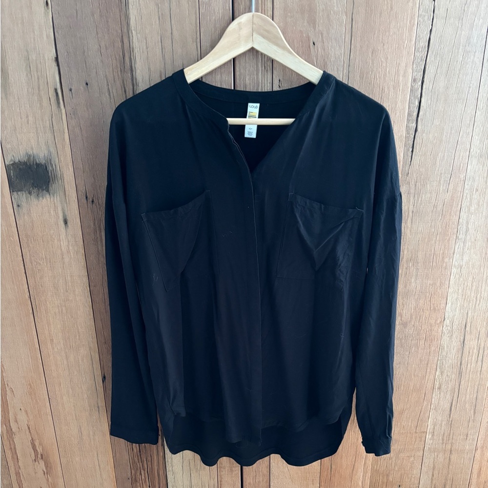 Lole Button Down black top